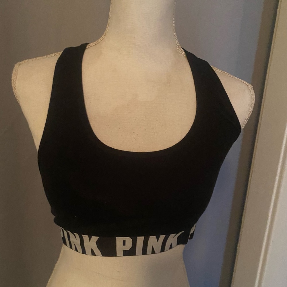 Victoria Secret Pink Sports Bra Size Medium.. T Back